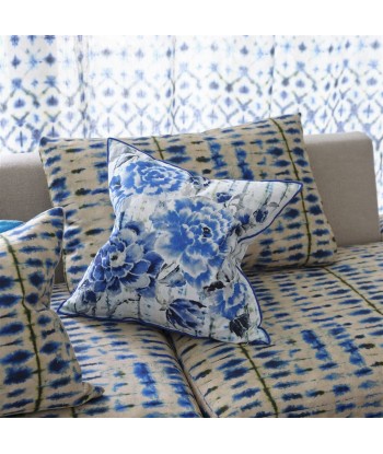 DG Kyoto Flower Indigo Cushion 50% de réduction en Octobre 2024