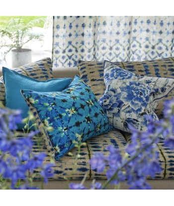 DG Kyoto Flower Indigo Cushion 50% de réduction en Octobre 2024