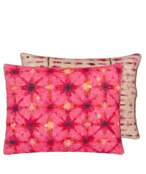 DG Shibori Fuchsia Cushion l'évolution des habitudes 