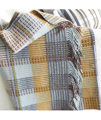 Plaid Tasara Ocher Woven hantent personnes