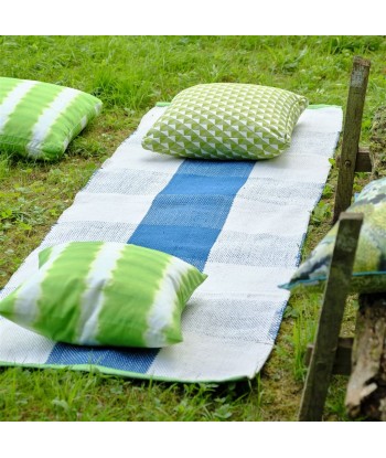 Saliya Outdoor Cobalt Runner Rug chez Cornerstreet bien 