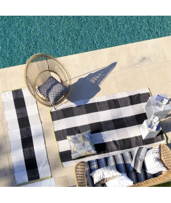 Saliya Outdoor Rug Black la colonne vertébrale