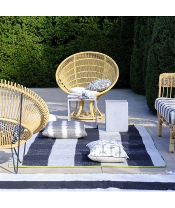 Saliya Outdoor Rug Black la colonne vertébrale