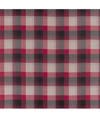 Fabric RL Market Street Plaid Cardinal des créatures d'habitude