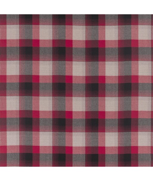 Fabric RL Market Street Plaid Cardinal des créatures d'habitude