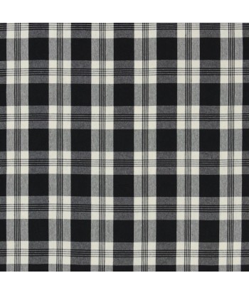 RL Mill Pond Check Fabric - Black/cream Vous souhaitez 