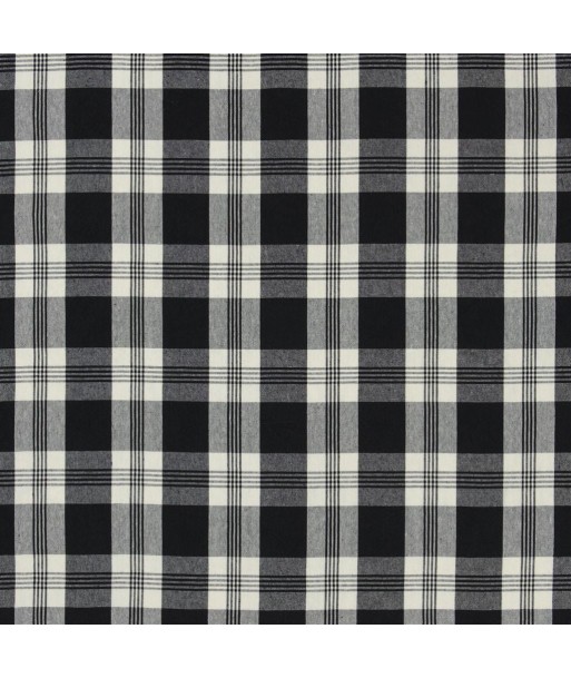 RL Mill Pond Check Fabric - Black/cream Vous souhaitez 