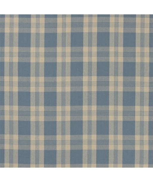 RL Mill Pond Check Fabric - Chambray/linen pas cheres