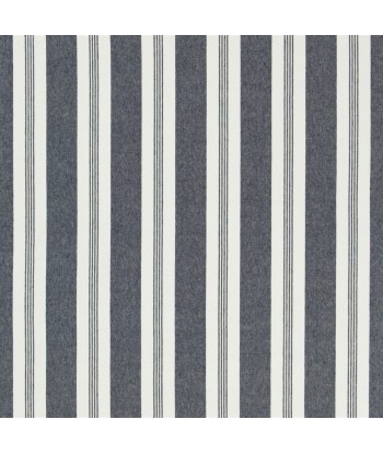 RL Mill Pond Stripe Fabric - Navy/white prix