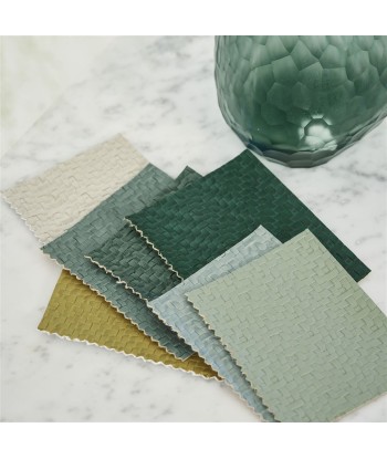 Matara Tessere Celadon Fabric soldes