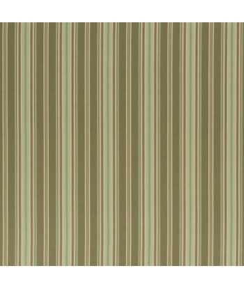 RL Pondview Ticking Stripe Fabric - Bark votre