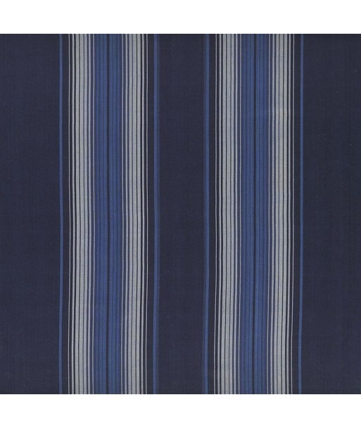 RL Pueblo Stripe Fabric - Indigo en stock