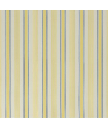 RL Springhouse Stripe Fabric - Yellow le des métaux précieux