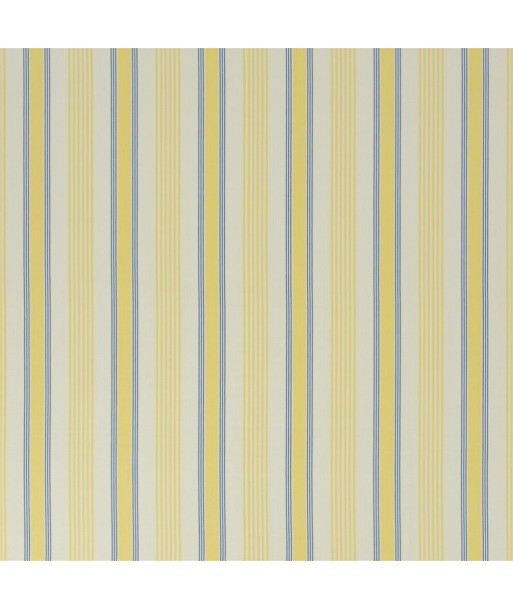 RL Springhouse Stripe Fabric - Yellow le des métaux précieux