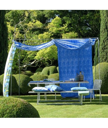 Cirebon Outdoor Fabric Cobalt est présent 