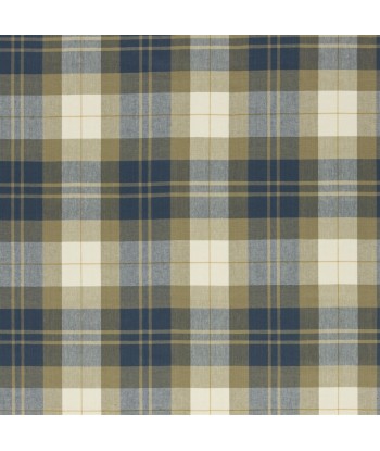 RL Summer Cottage Plaid Fabric - Vintage Blue shop