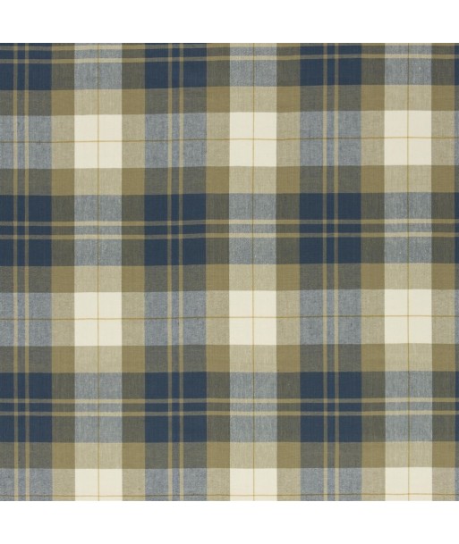 RL Summer Cottage Plaid Fabric - Vintage Blue shop