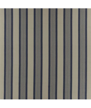 RL Tack House Stripe Fabric - Indigo Economisez 