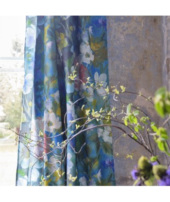 Fabric Gladys Blossom Cobalt de France