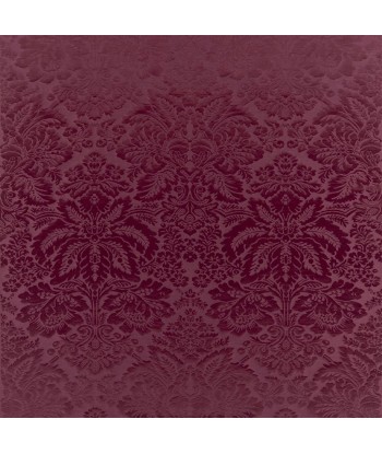 RL Tarleton Damask Burgundy Fabric l'achat 