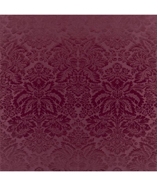 RL Tarleton Damask Burgundy Fabric l'achat 