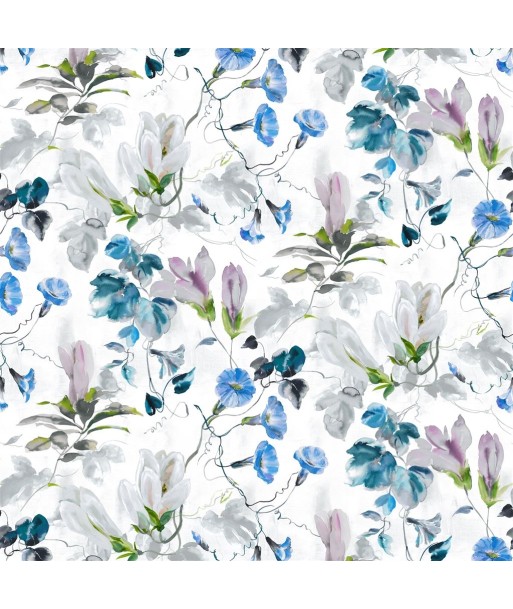 Japanese Magnolia Cobalt Fabric acheter