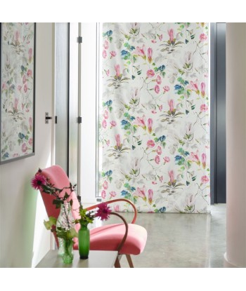 Japanese Magnolia Fabric Fuchsia Livraison rapide