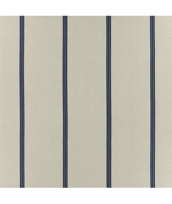 RL Twinfalls Stripe Fabric - Blue brillant des détails fins