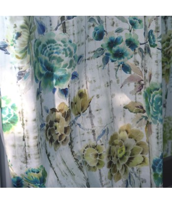 Kyoto Flower Jade Fabric france