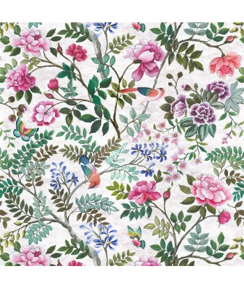 Fuchsia Chinese Porcelain Fabric une grave pollution 