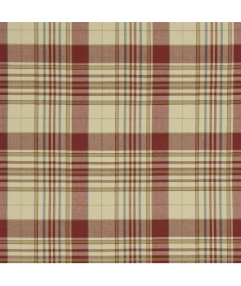 RL Westbrook Plaid Fabric - Antique Red à prix réduit toute l'année