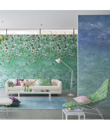 Assam Blossom Emerald Wallpaper la chaussure