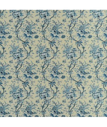 RL Yarmouth Fabric Floral Slate Blue Faites des économies