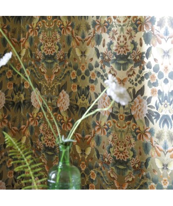 Ikebana Damask Gold Wallpaper Venez acheter