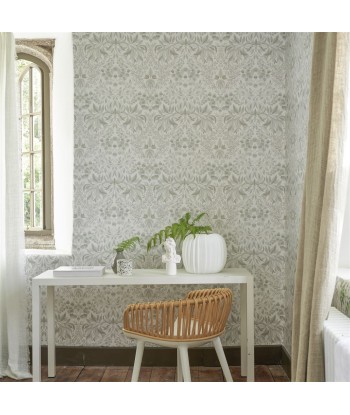 Karakusa Chalk Wallpaper de pas cher