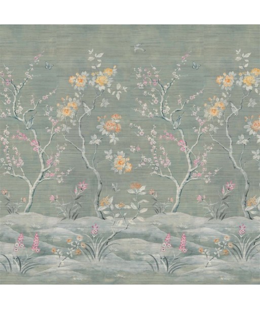 Manohari Grasscloth Blossom Wallpaper pas cher chine