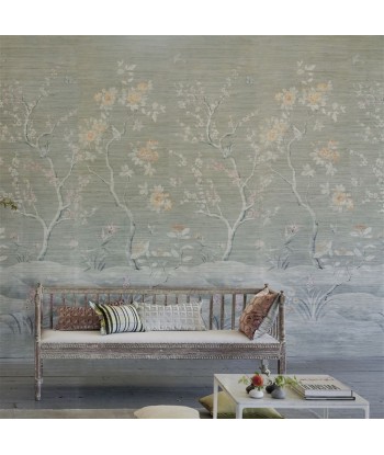 Manohari Grasscloth Blossom Wallpaper pas cher chine