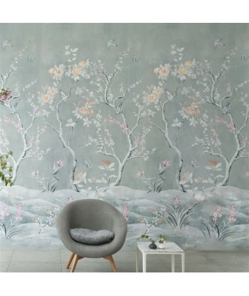 Manohari Grasscloth Blossom Wallpaper pas cher chine