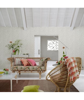 Pergola Trellis Stone Wallpaper commande en ligne