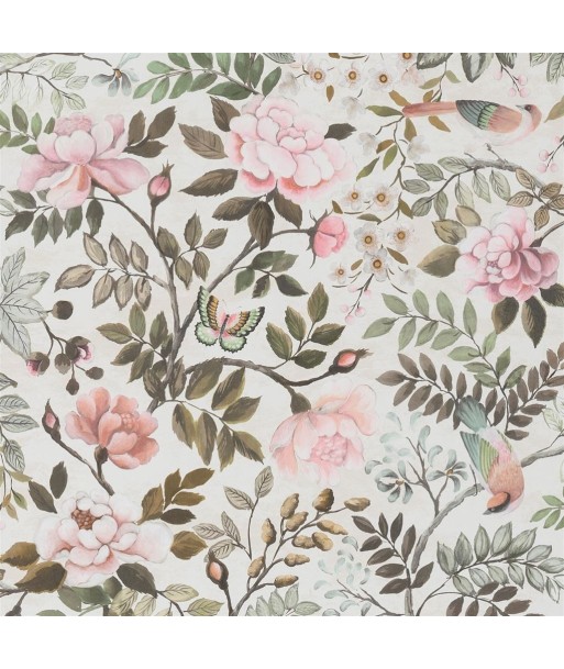 Peony Chinese Porcelain Wallpaper acheter