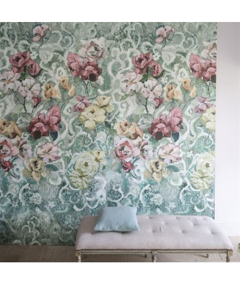 Tapestry Flower Wallpaper Eau De Nil vente chaude votre 