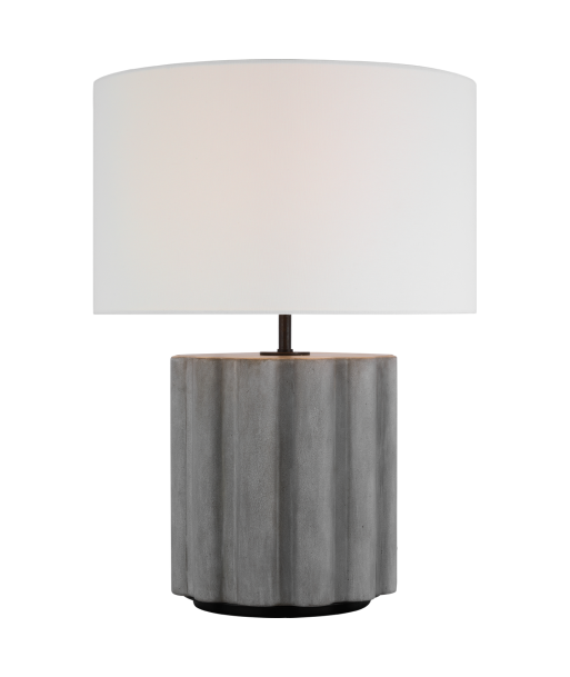 Scioto Lamp in Oyster Tinted Concrete ouvre sa boutique