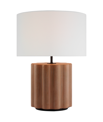 Scioto Terracotta Tinted Concrete Lamp soldes