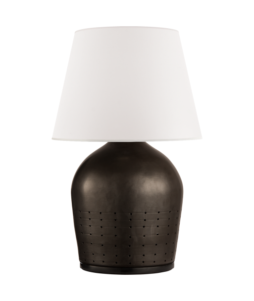 Halifax Small Black Ceramic Lamp en stock