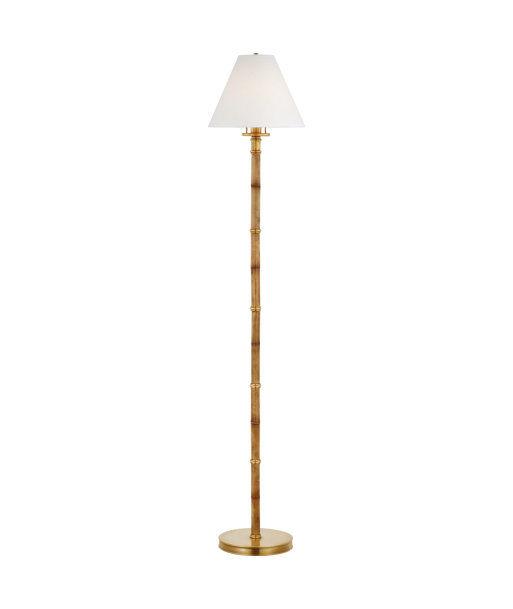 Dalfern Bamboo Brass Floor Lamp pas cher