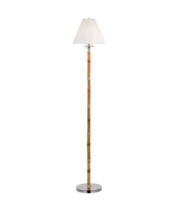 Dalfern Bamboo Nickel Floor Lamp store