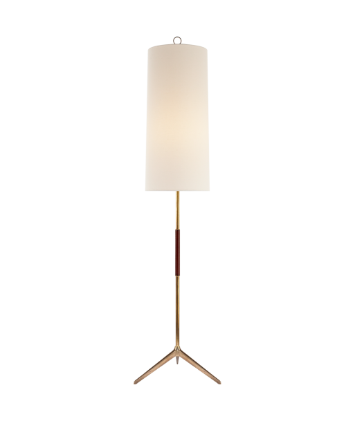 Frankfurt Brass Floor Lamp Véritable concentré