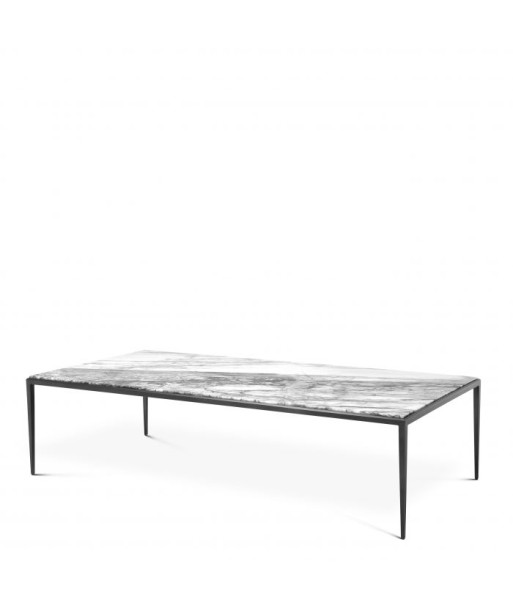 Henley White Marble Bronze Coffee Table Venez acheter