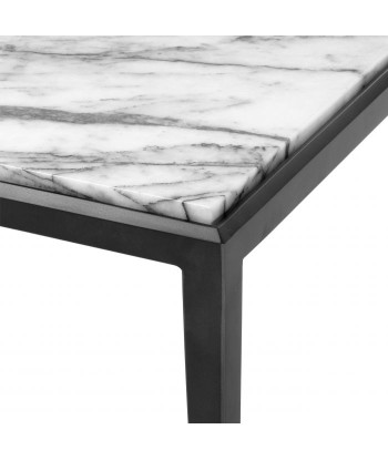 Henley White Marble Bronze Coffee Table Venez acheter