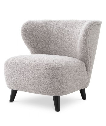 Bouclé Gray Hydra Armchair store